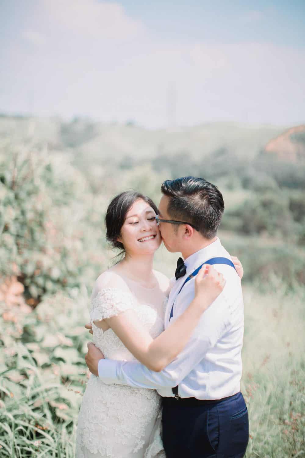 新人自備了婚紗到台中找Amazing Grace Studio拍攝 台灣旅遊婚紗