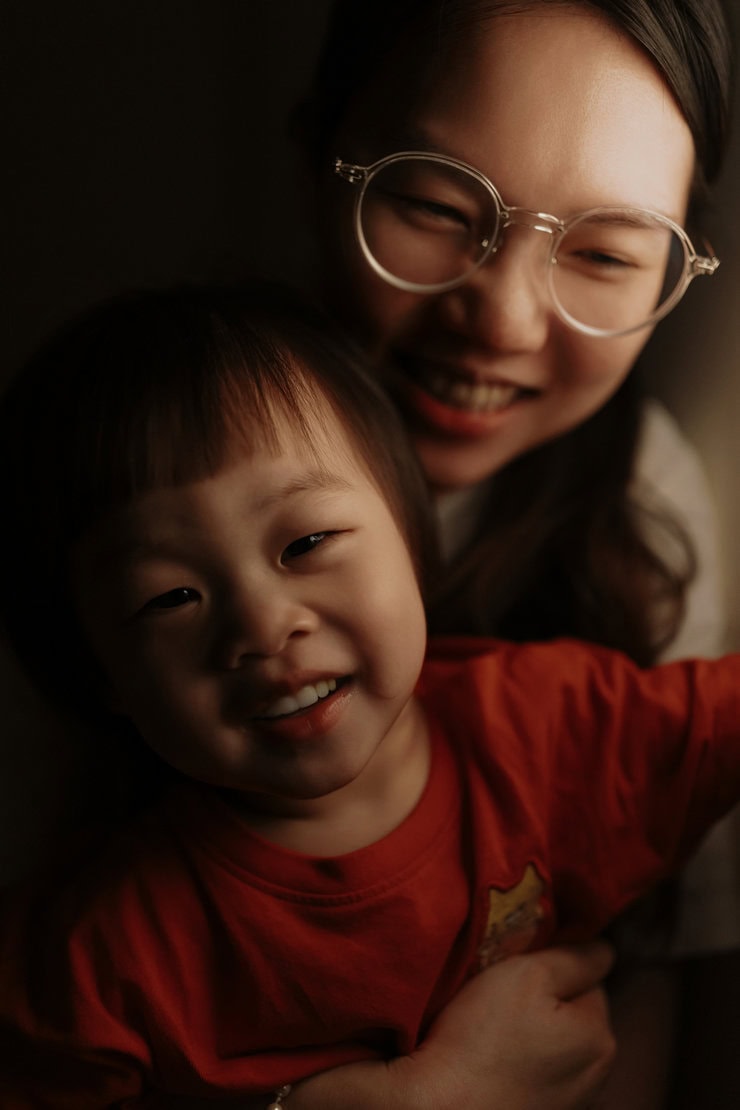 自宅家庭寫真 / Family / 最令孩子放鬆的港灣裡，我們拍照