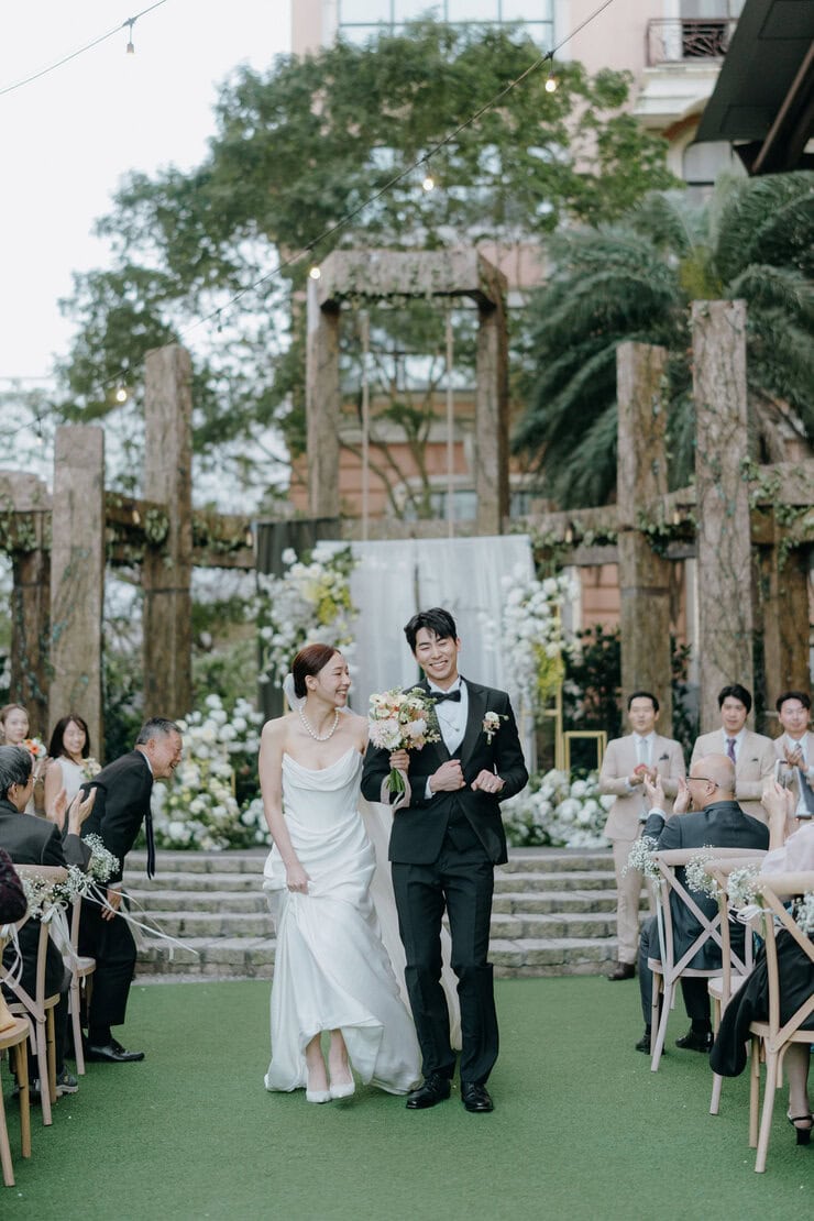 Chalet V 婚禮攝影｜戶外草地證婚儀式｜台北大直婚禮