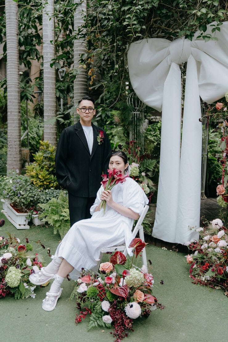 台北孫立人官邸小型婚宴攝影，Amazing Grace攝影美學以自然美式婚攝風格拍攝宏瀚與匯蘐的婚禮紀錄與親友互動。